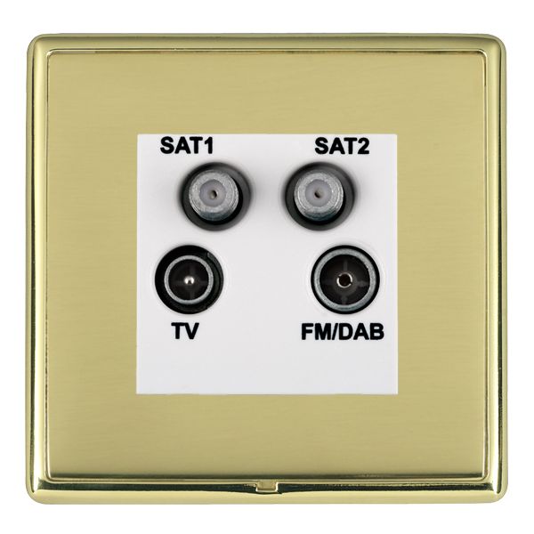 Hamln LRXDENTPB-PBW TV/Satel/FM Socket