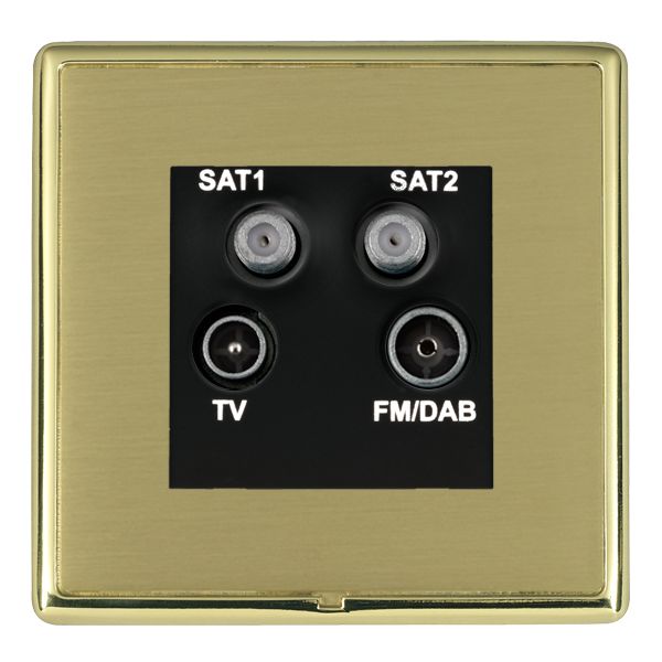 Hamln LRXDENTPB-SBB TV/Satel/FM Socket