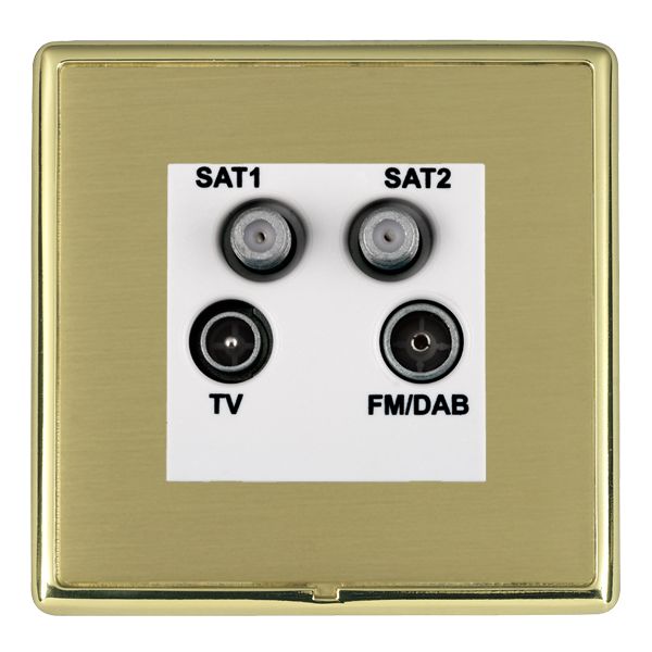 Hamln LRXDENTPB-SBW TV/Satel/FM Socket