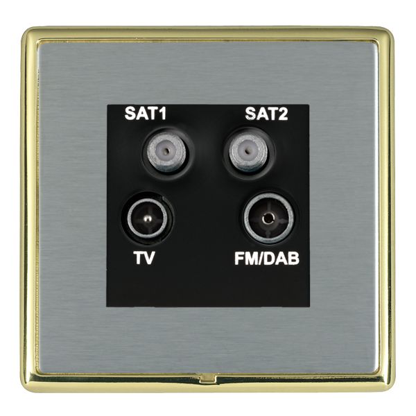 Hamln LRXDENTPB-SSB TV/Satel/FM Socket