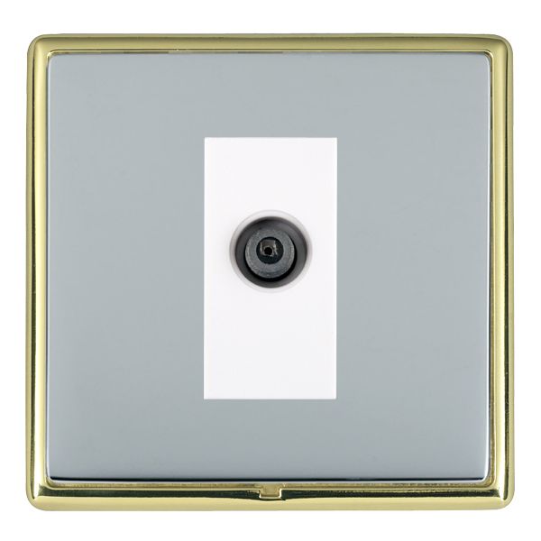 Hamln LRXDSATPB-BSW Satel/Coax Socket