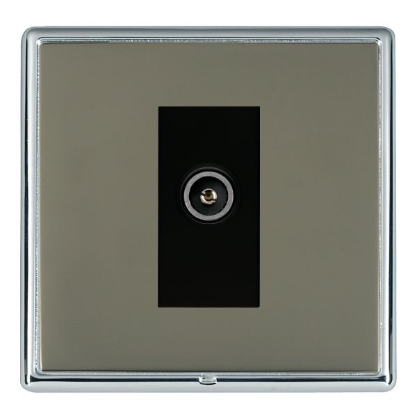 Hamln LRXDTVFBC-BKB Socket TV/Coax 1G