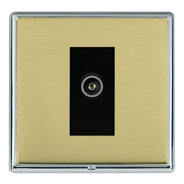 Hamln LRXDTVFBC-PBB Socket TV/Coax 1G