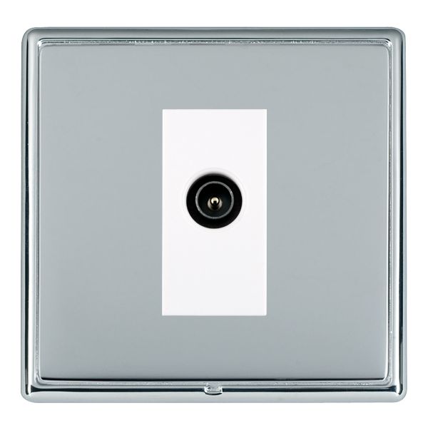 Hamln LRXDTVMBC-BSW Socket FM/Coax 1G