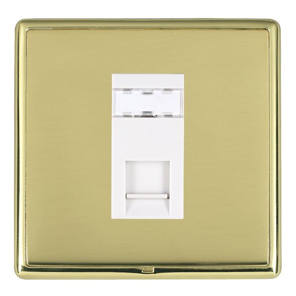 Hamln LRXJ45PB-PBW RJ45 Cat5e Socket 1G