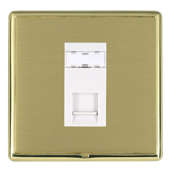 Hamln LRXJ45PB-SBW RJ45 Cat5e Socket 1G