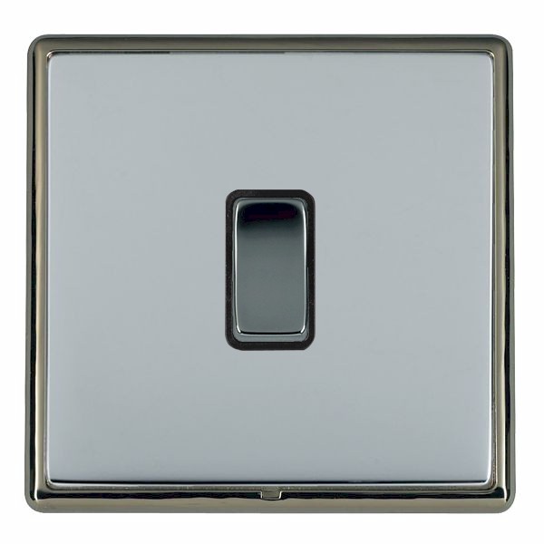 Hamln LRXR21BK-BSB Rocker Switch 1G 10A