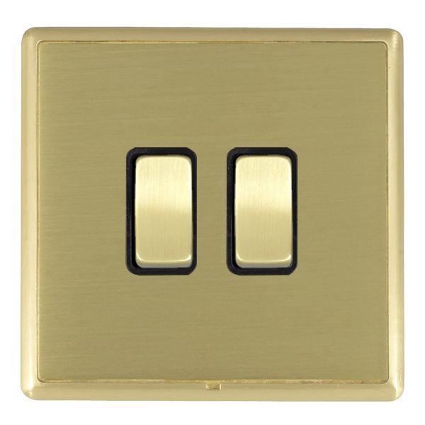 Hamln LRXR222SB-SBB Rocker Switch 2G 20A