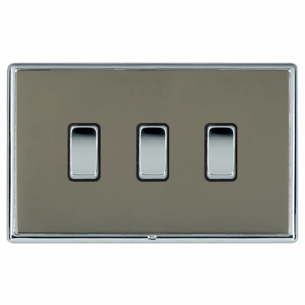 Hamln LRXR232BC-BKB Rocker Switch 3G 20A