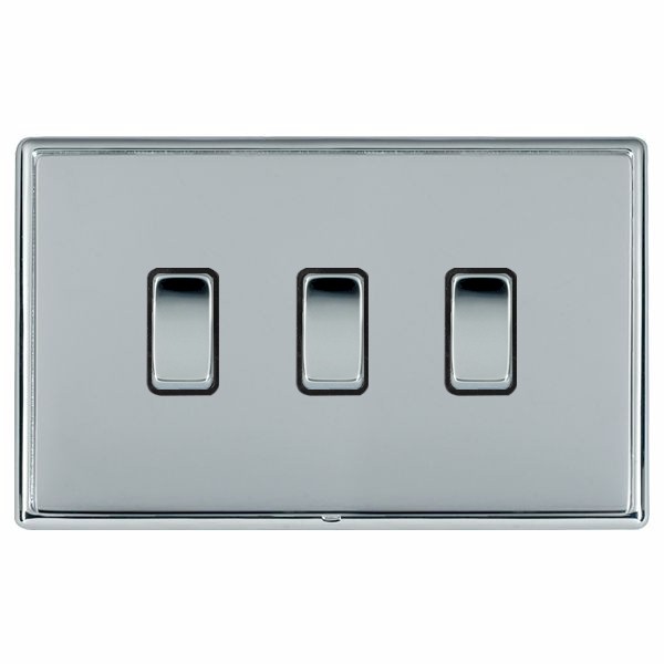 Hamln LRXR232BC-BSB Rocker Switch 3G 20A