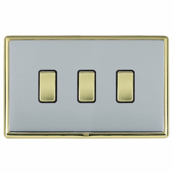 Hamln LRXR232PB-BSB Rocker Switch 3G 20A