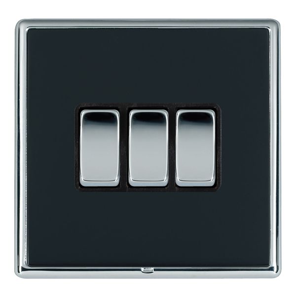 Hamln LRXR23BC-NB Rocker Switch 3G 10A
