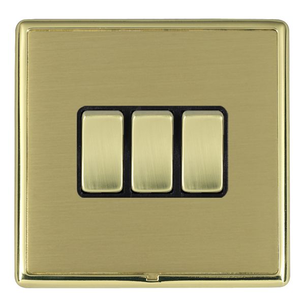 Hamln LRXR23PB-SBB Rocker Switch 3G 10A