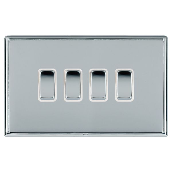 Hamln LRXR242BC-BSW Rocker Switch 4G 20A