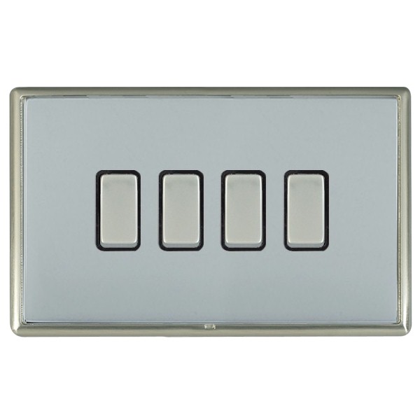 Hamln LRXR24SN-BSB Rocker Switch 4G 10A