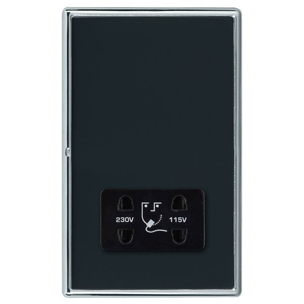 Hamln LRXSHSBC-NB Shaver Socket Dual V