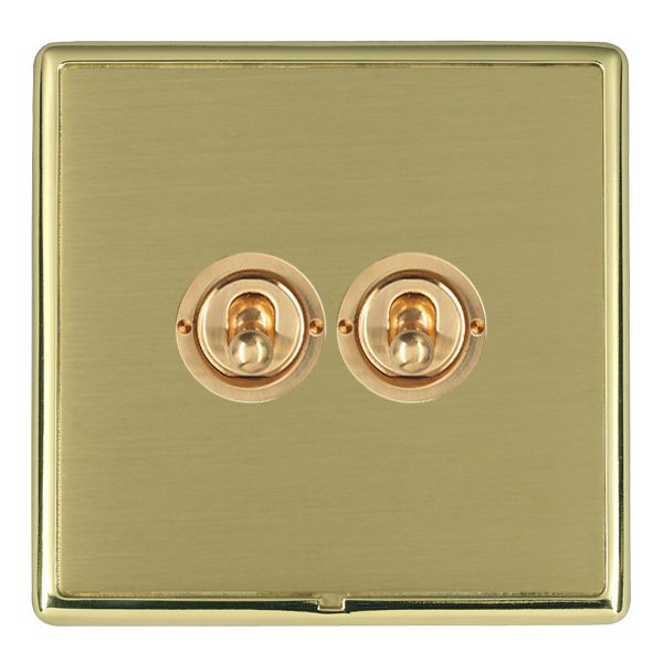 Hamln LRXT22PB-SB Dolly Switch 2G 2W 20A