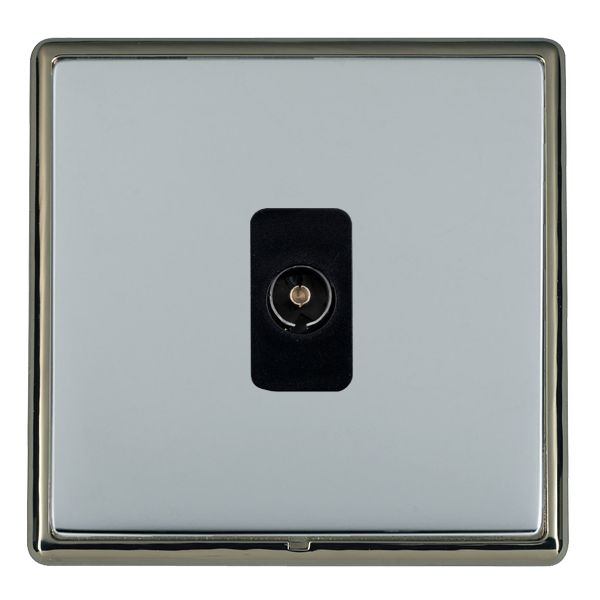 Hamln LRXTVBK-BSB TV Coaxial Socket 1G