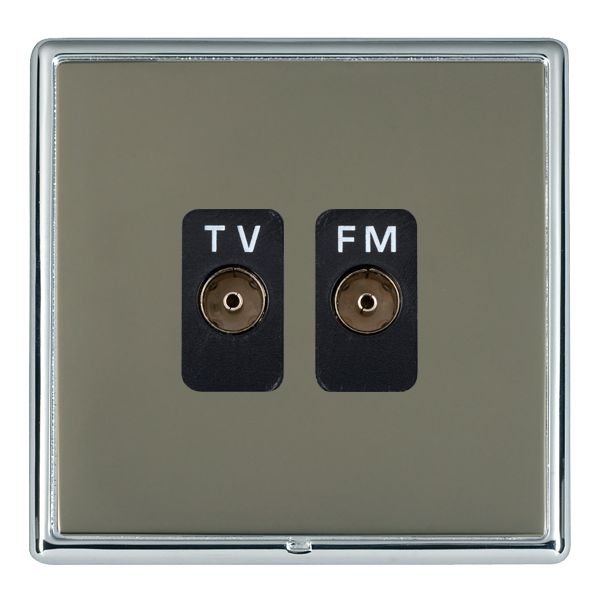 Hamln LRXTVFMBC-BKB TV/FM Coax Socket 2G
