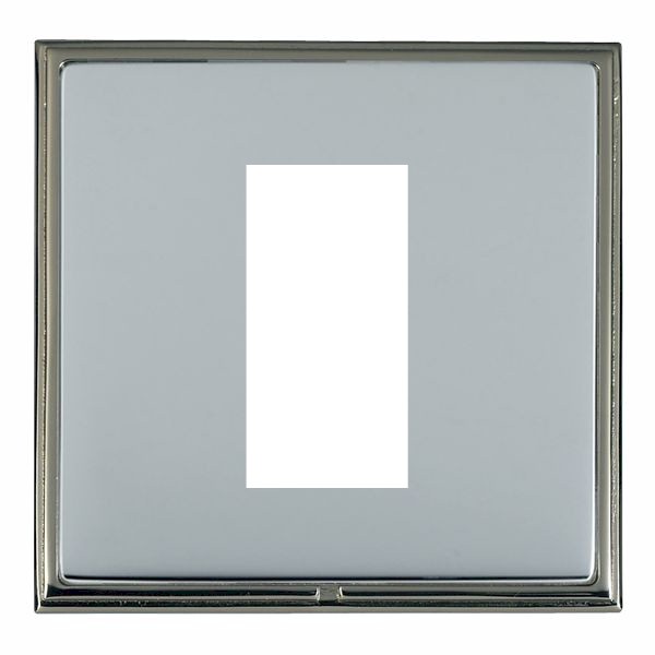 Hamln LSXEURO1BK-BS Single Frontplate