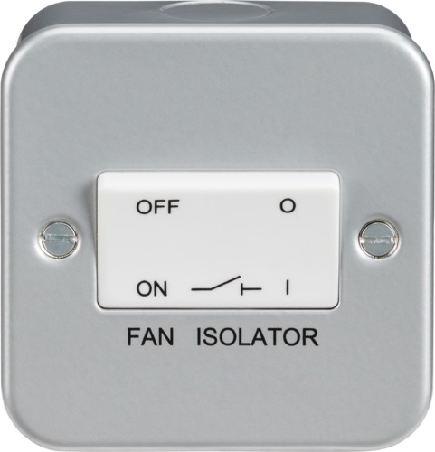 Metal Clad 10AX Fan Isolator Switch