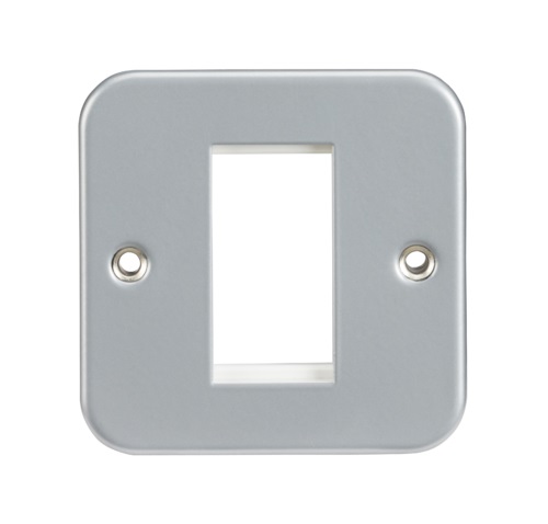 Metal Clad 1G Modular Faceplate