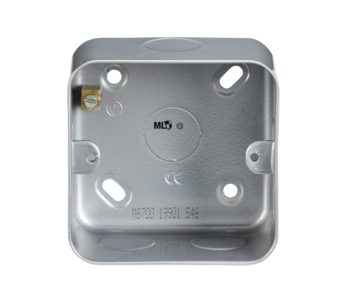 Metal Clad 1G Back Box