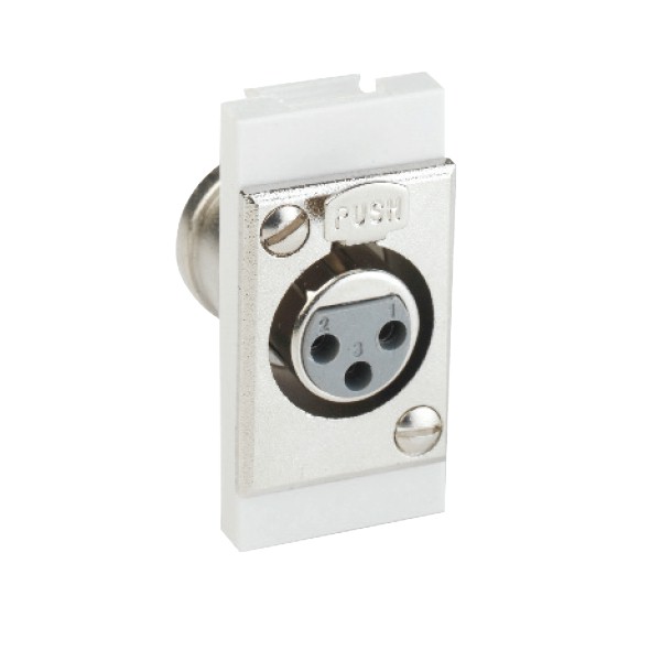 Hamln MOD-XLRW Socket 3Pin XLR White