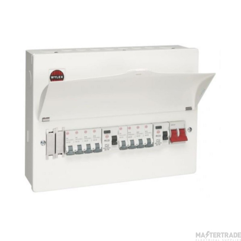 Wylex NMRS10SSLMHI Consumer Unit 10Way