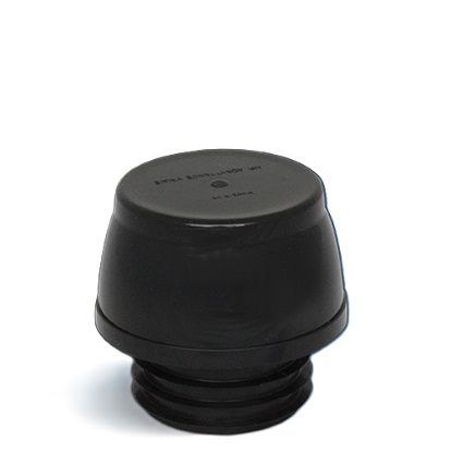 110mm Screwed Access Cap - Black