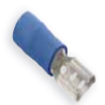 Pre-Insulated Terminals - Blue Female Push- On - 4.8 x 0.5mm
