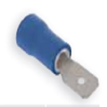 Pre-Insulated Terminals - Blue Male Push- On - 4.8 x 0.5mm