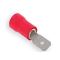 Pre-Insulated Terminals - Red Male Push- On - 2.8 x 0.5mm