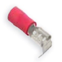 Pre-Insulated Terminals - Red Piggy Back Push - On Connector - 6.3 x 0.8mm