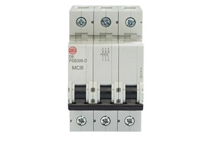 Wylex PSB306-D MCB TP Type D 6A 10kA