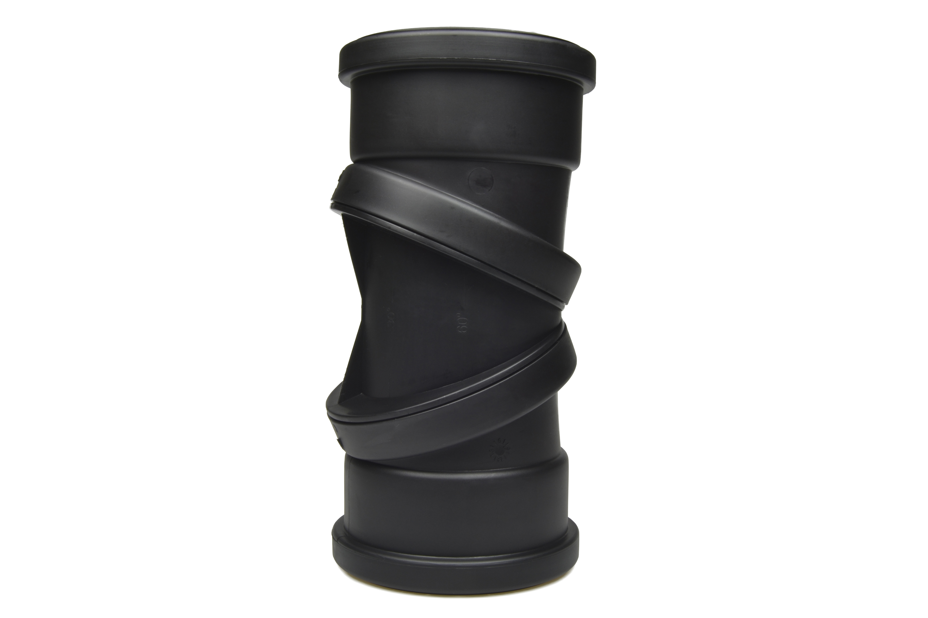 110mm Adjustable Bend 90° - Black