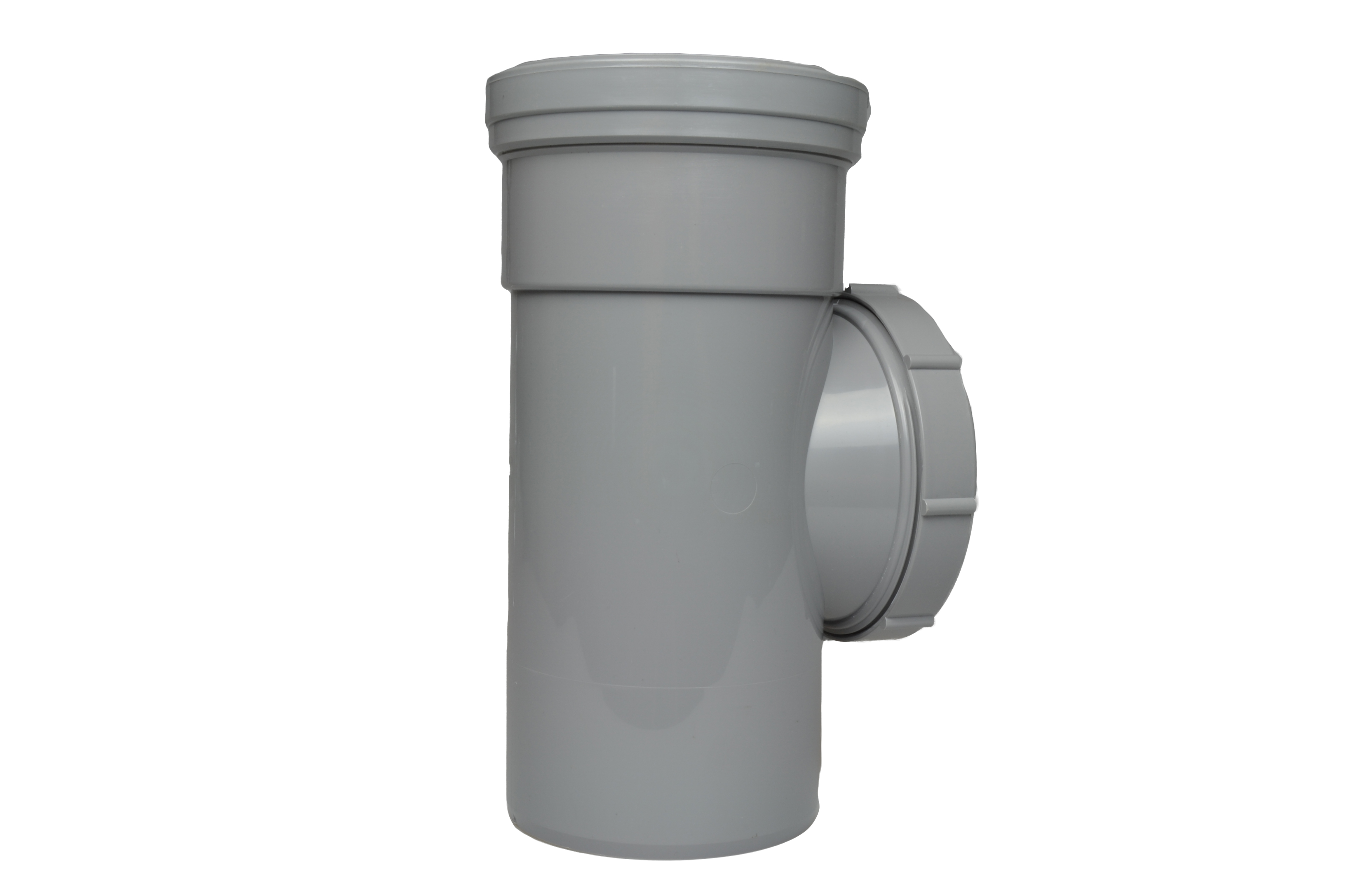 Soil Ring 92 Single Socket Access Pipe 110mm - Light Grey