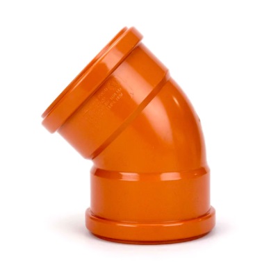 Double Socket Bend 45ºx160mm