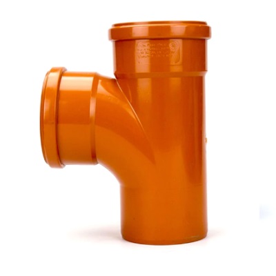 110mm KGEA Double Socket Equal Junction 90°