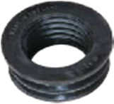 63x40mm Internal Soil/Solvent Boss Adaptor - Black