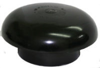 110mm Mushroom Vent Cowl - Black