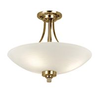 Endon WELLES-3AB Wall Light ES GLS 3x60W