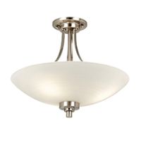 Endon WELLES-3SC Wall Light ES GLS 3x60W