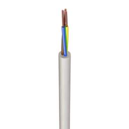 0.75mmÂ² 3 Core PVC Round Flexible Cable [100m] (Black)