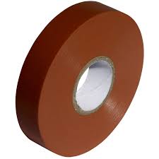 PVC TAPE 19mm x 33mm [Brown]